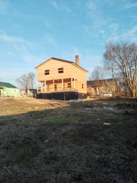 Дом 9х9, два полноценных этажа, пр проекту заказчика, из профилированного бруса 145х145, город Талдом