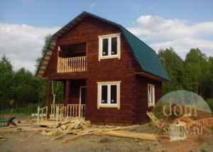 Дома из простого бруса - Москва