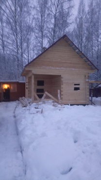 Дом 5х6, по проекту заказчика из обрезного бруса 150х150, г. Талдом