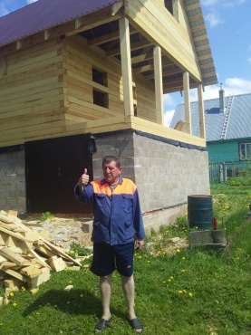 Дом 6х6 из обрезного бруса, место строительства Шаховская, Московская область