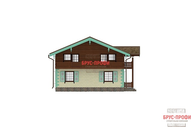 Проект №4. Комбинированный дом 10 на 14