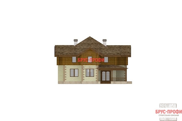 Проект №9. Комбинированный дом 12,5 на 13,2