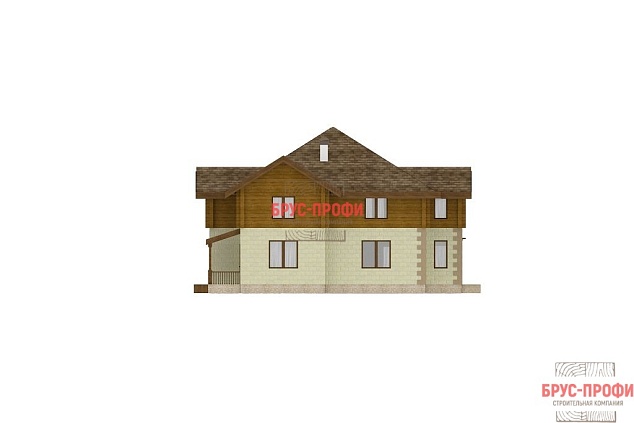 Проект №9. Комбинированный дом 12,5 на 13,2