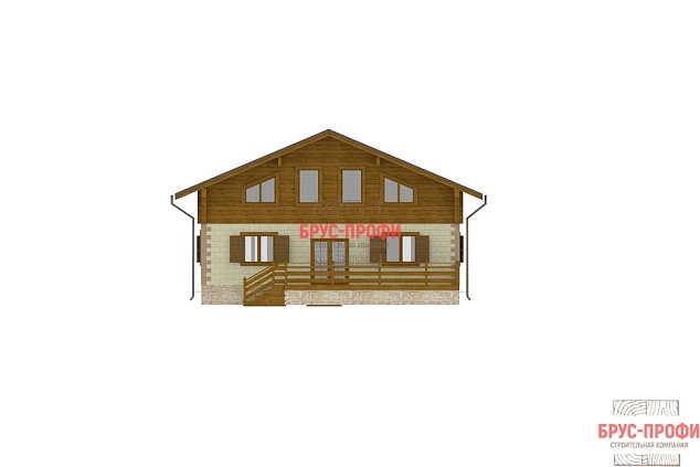 Проект №6. Комбинированный дом 10,3 на 13,7