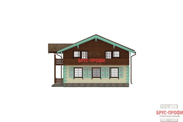 Проект №4. Комбинированный дом 10 на 14