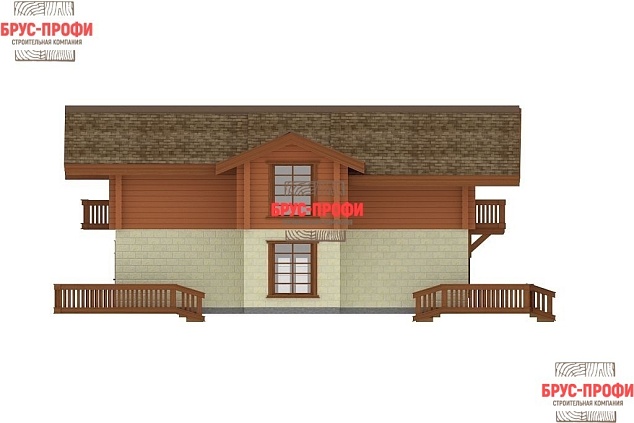 Проект №1. Комбинированный дом 10 на 12,6