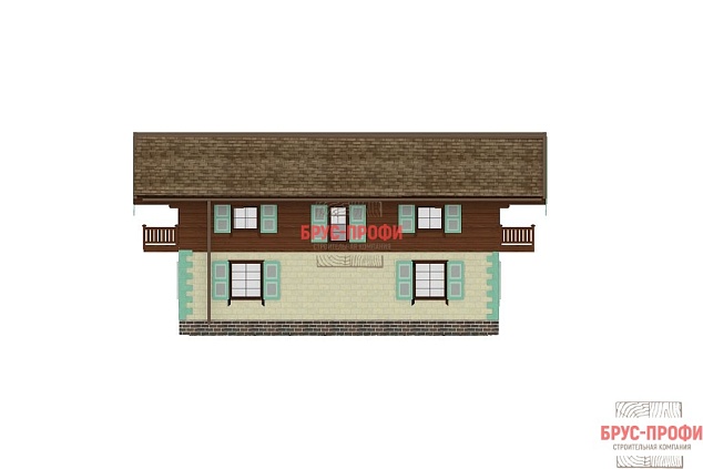 Проект №4. Комбинированный дом 10 на 14