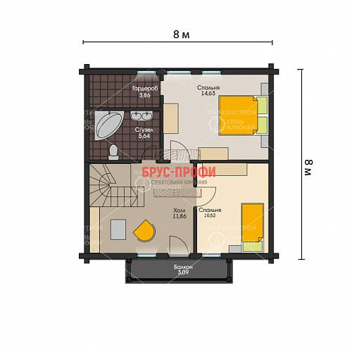 Проект №5. Комбинированный дом