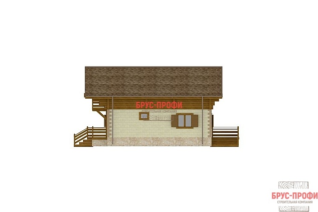 Проект №6. Комбинированный дом 10,3 на 13,7