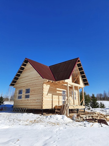 Дом из обрезного бруса 150*150, по 57 проекту, строительство г. Александров