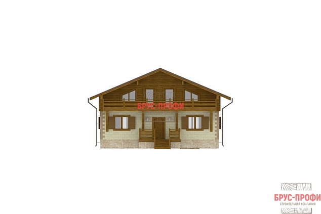 Проект №6. Комбинированный дом 10,3 на 13,7