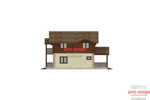 Проект №10. Комбинированный дом 7 на 7