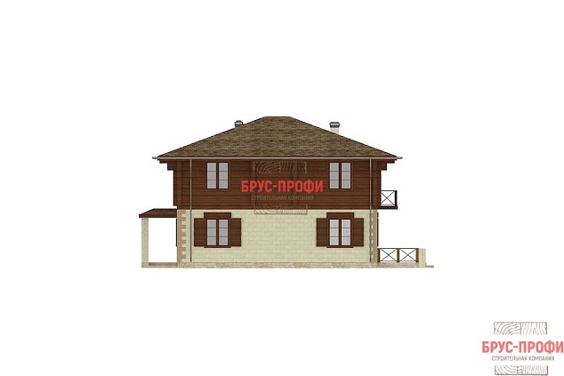 Проект №8. Комбинированный дом 9 на 13